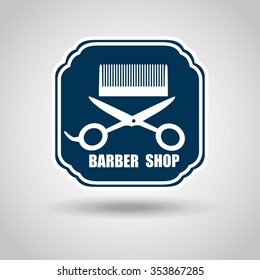 barber shop design, vector illustration eps10 graphic 
