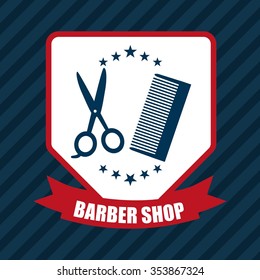 barber shop design, vector illustration eps10 graphic 