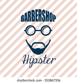 barber shop design, vector illustration eps10 graphic 
