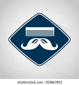 barber shop design, vector illustration eps10 graphic 