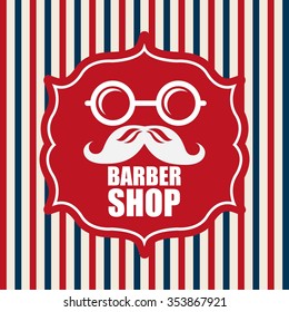 barber shop design, vector illustration eps10 graphic 