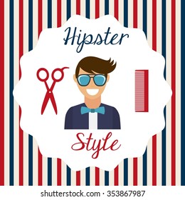 barber shop design, vector illustration eps10 graphic 
