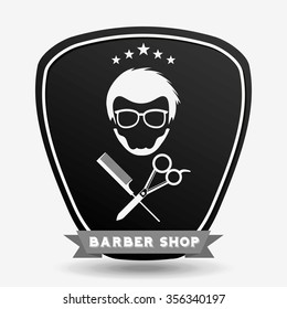 barber shop design, vector illustration eps10 graphic 