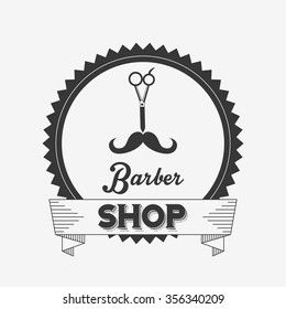 barber shop design, vector illustration eps10 graphic 