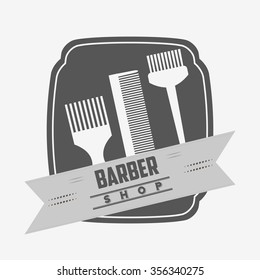 barber shop design, vector illustration eps10 graphic 