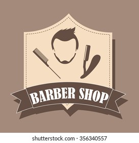 barber shop design, vector illustration eps10 graphic 