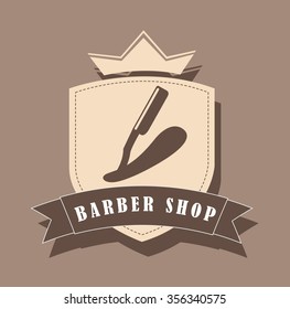 barber shop design, vector illustration eps10 graphic 