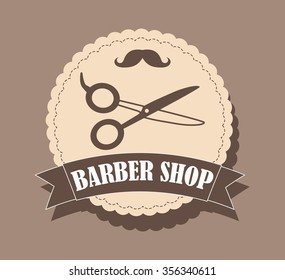 barber shop design, vector illustration eps10 graphic 