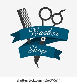 barber shop design, vector illustration eps10 graphic 