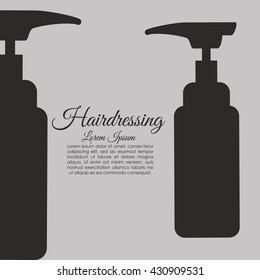 Barber shop. hair care concept.  isolated illustration