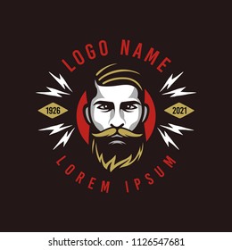 Barber Shop Icon Illustration