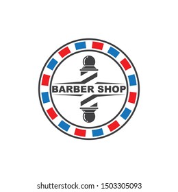barber shop icon logo vector icon template
