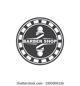 barber shop icon logo vector icon template