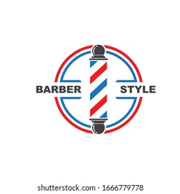 barber shop icon logo vector icon template