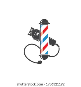 barber shop icon logo vector icon template