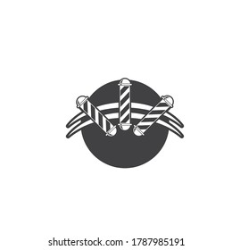 barber shop icon logo vector icon template