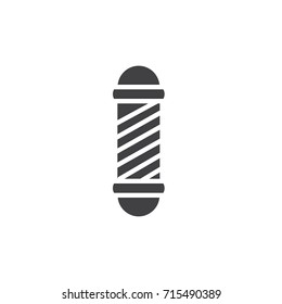 Barber shop icon vector, filled flat sign, solid pictogram isolated on white. Symbol, logo illustration.