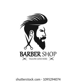 Barber Shop Logo Inspiration Fashion Model Stock Vector (Royalty Free ...