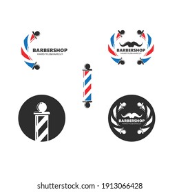 barber shop icon vector icon template