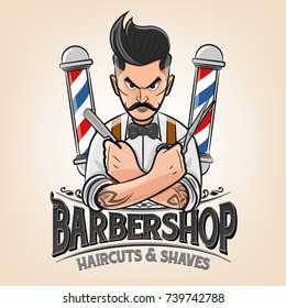 barber shop illustration