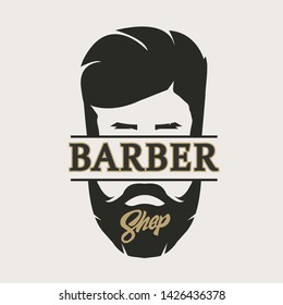Barber shop isolated Logo Label Retro. Vector illustration EPS10