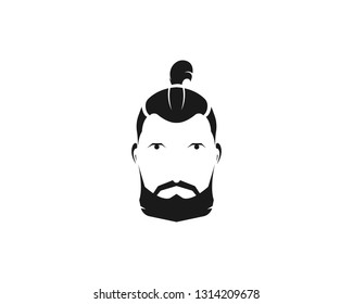 Barber shop isolated vintage label badge emblem.Vector illustration. - Vector