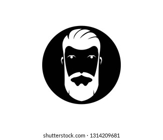 Barber shop isolated vintage label badge emblem.Vector illustration. - Vector