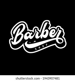 Logo de la Barbería. Logotipo de vector para su empresa