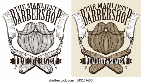 barber shop logo