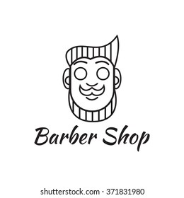barber shop logo
