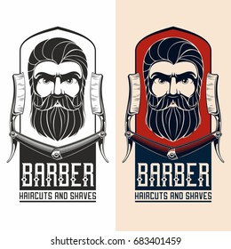 barber shop logo