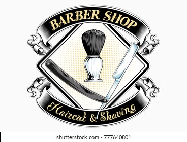 barber shop logo