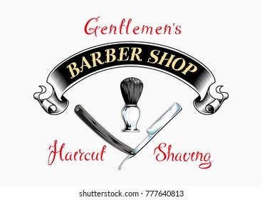 barber shop logo