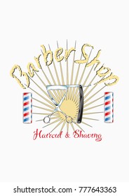 barber shop logo