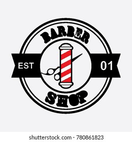 barber shop logo