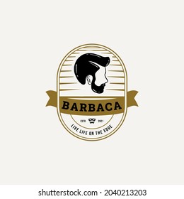 Colección de vectores de insignias del logotipo de la tienda de barbero