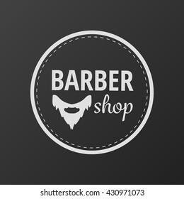 Barber Shop Logo Beard