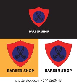 Barber shop Logo, Logo Design.