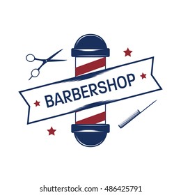 Barber shop logo, Hair cut logo