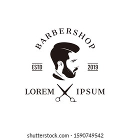 Barber Shop Logo Inspiration Fashion Model Stock Vector (Royalty Free ...