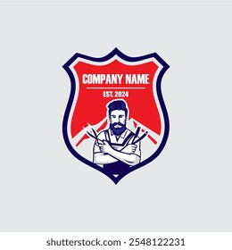 logotipo da barbearia, logotipo da tesoura