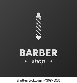 Barber Shop Logo Stick