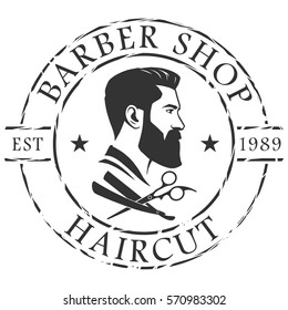 Plantilla de logotipo de Barbería