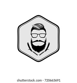 Barber Shop Logo Template