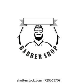 Barber Shop Logo Template