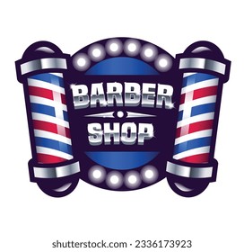logotipo de barber shop - archivo vectorial