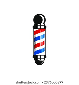 barber Shop Logo Vektorgrafik. barberne Pole Symbol.