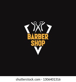 Barber Shop Logo Vector Template