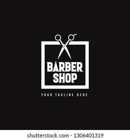 Barber Shop Logo Vector Template