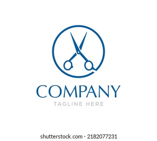 Plantilla de vectores con logotipo de Barber Shop